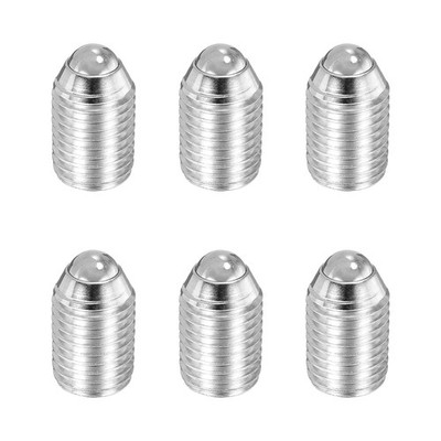 Ball Point Set Screws,M16x25mm 304 Stainless Steel Hex Socket Grub Screw,6Pcs