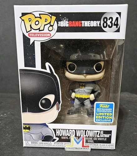 Funko POP! Television: Big Bang Theory, Howard Wolowitz as Batman #834 SDCC 2019