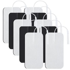 TENS Unit Replacement Pads 10 Pcs TENS Unit Electrode Pads 2 x4 Large Reusable