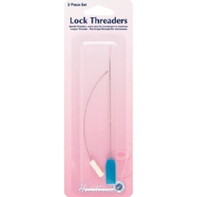 Hemline Overlocker Einfädler Set für Schlaufe & Nadel - 2 Stück Set - extra lang