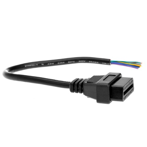 Female 16 Pin OBD II OBD2 Extension Connector To Open Plug Wire Diagnostic Cable - Picture 3 of 6