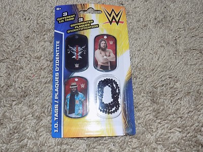 WWE 3 Different I.D. Tags Daniel Bryan Bray Wyatt