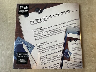 Lil Dicky Professional Rapper LP Limited Edition BABY BLUE Color Vinyl BRAND NEW
