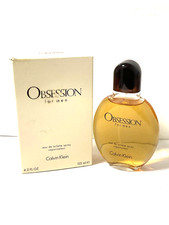 Calvin Klein Obsession for Men Eau de Toilette, 4 Fl Oz New open box free ship