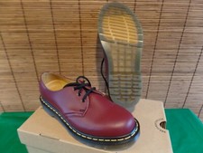 dr martens cherry red oxford brush