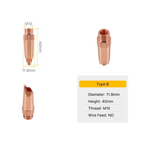 Clouday QILIN Laser Welding Nozzle M10 11.8mm Hand-held Copper Welding Nozzles - Picture 3 of 22