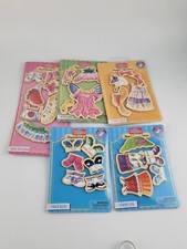 5 PACK T.S. SHURE MAGNETIC OUTFITS FOR BABIES MIXED LOT GREAT GIFTS FOR GIRLS