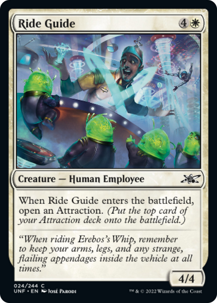 RIDE GUIDE x4 mtg NM-M Unfinity 4 Common