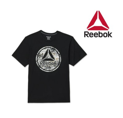 Reebok Men's Delta Triangle Logo Graphic T-Shirt Crew Neck Tee #4 (SM - 3X)