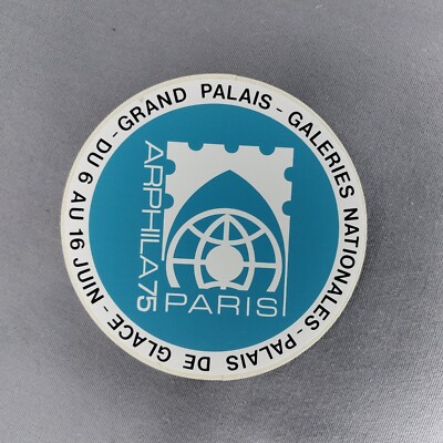 Grand Palais Galeries Nationales DU 6 AU 16 JUIN Paris 75 Decal Sticker 3.5''