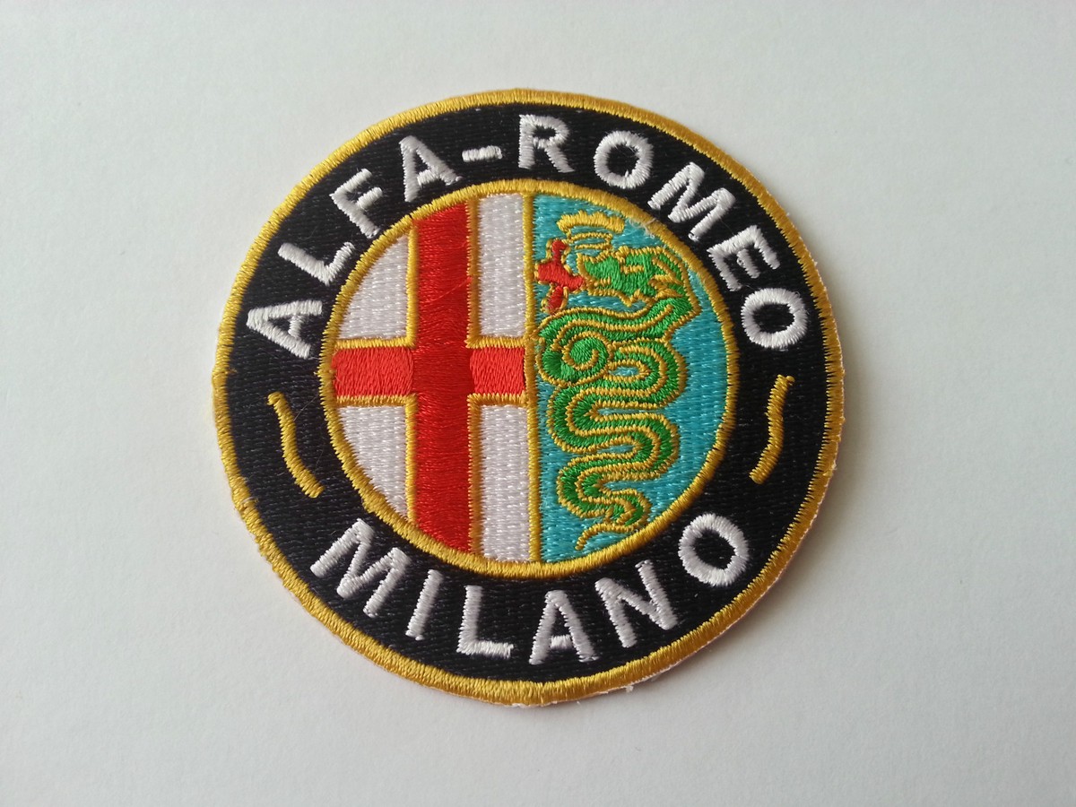 Motorsport Motor Racing Car Patch Sew / Iron On Badge:- Alfa Romeo