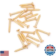 harpfeas 20PCS Guitar Humbucker Pickup Ring Mounting Screws Pickup Frame Surr