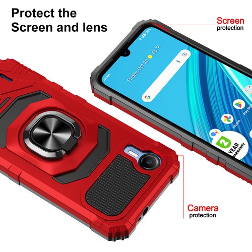 For Cricket Debut S2/AT&T Calypso 4 Case Ring Stand Cover +Screen+2 Data Cable - 第 47/52 張圖片