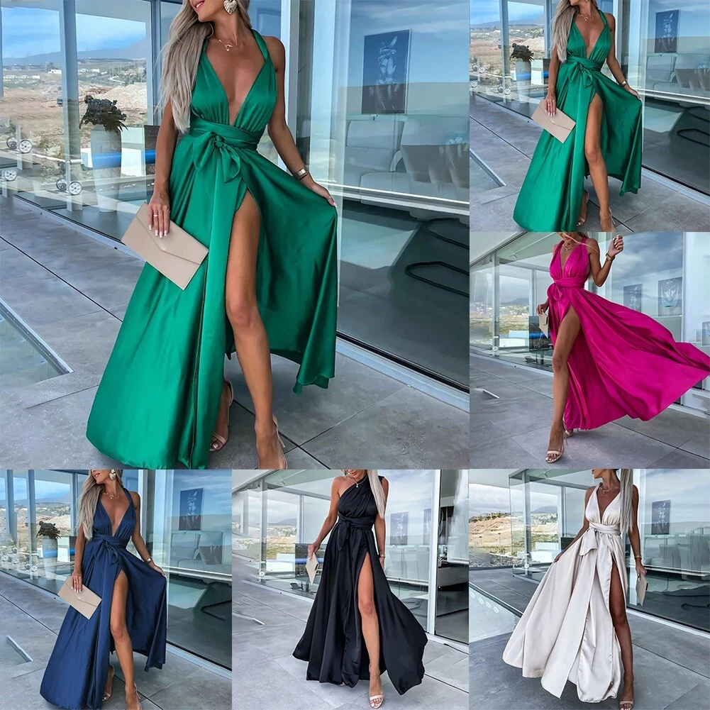 Front open party wear deals gown