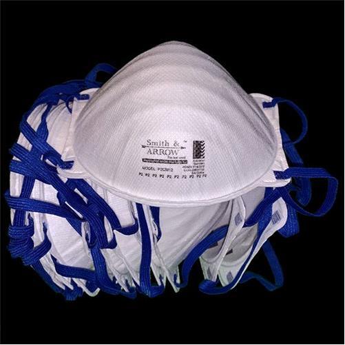 12x P2 N95 FACE MASK UNVALVED DISPOSABLE SAFETY DUST VIRUS SMOKE PAINT