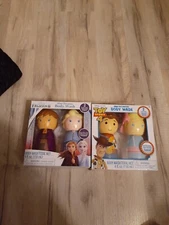 Disney Pixar Toy Story or Frozen II 4 Mini Decanter Body Wash Bottles 2 Pc Set