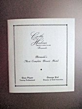vtg - Golf Scorecard - CASTLE HARBOUR BEACH  GOLF CLUB gc - Bermuda
