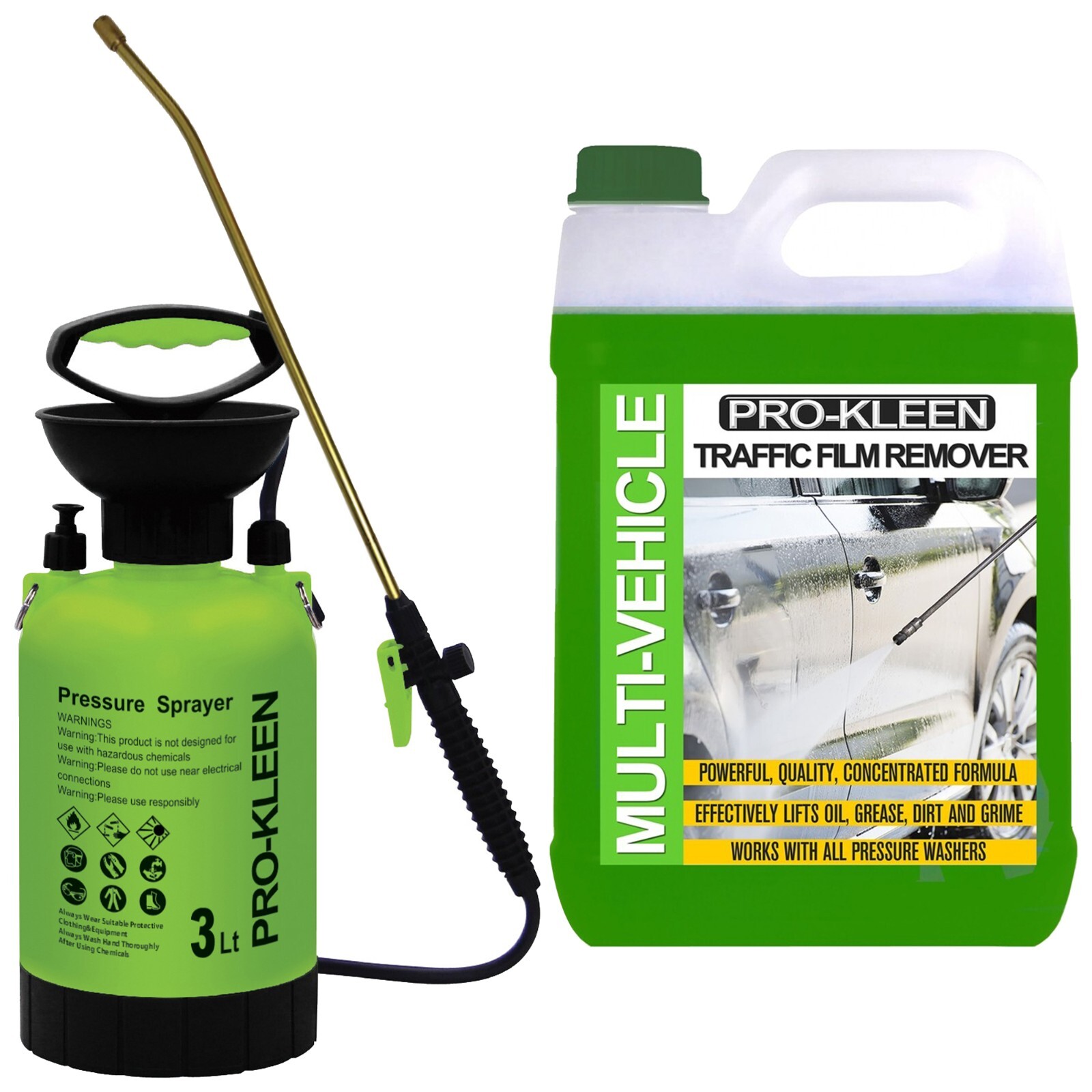 ProKleen TFR Car Vehicle Chassis Traffic Film Remover Cleaner & 3L Pump Sprayer