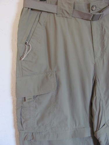 Columbia Titanium Convertible Cargo Pants-Omni-Dry-Green-Nylon -Men's Size Med - Picture 7 of 10