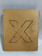 Letter X 4" Accu-Cut Accucut Ellison Educational Wooden Dies 5x6 Arts & Crafts