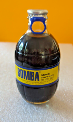Bomba Black Currant Energy Drink The Shape of a LIttle Hand Grenade | eBay