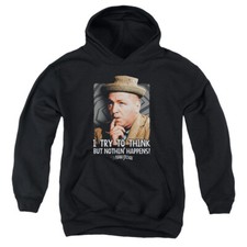 Three Stooges Kids Hoodie Curly Think Black Hoody