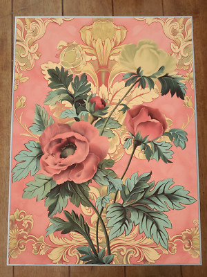 Flowers Art Nouveau Alphonse Mucha Gustav Klimpt Style Poster 18x24in