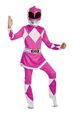 Large Pink Ranger Costume Outfit Officially Licensed Power Rangers Jumpsuit