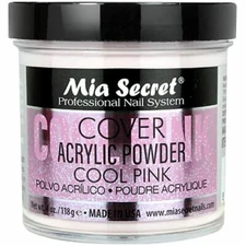 Mia Secret Acrylic Nail Powder Cover Cool Pink 4 oz - USA