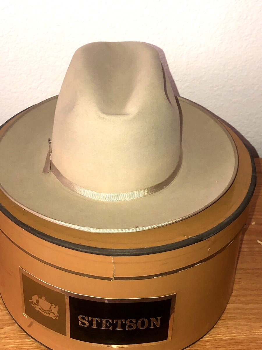 帽子 VINTAGE STETSON 3X OPEN ROAD 7 1/2 60cm Vintage 1960s Stetson Open Road Cowboy Hat Fedora (25 Twenty-Five