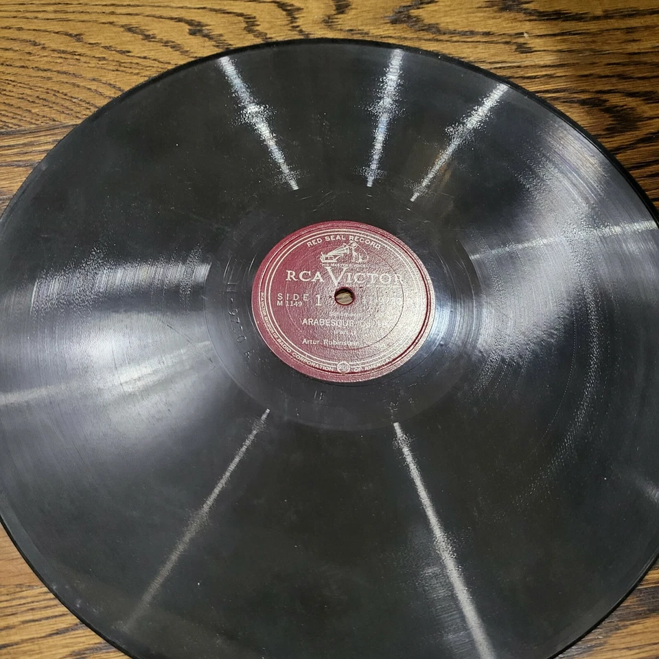 Rca Victor Vinyl Arabesque Op. 18 & Rhapsody in G MINOR Op.79 No.2 11-9732 9730 - Image 4 of 4
