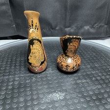 Vintage Pottery Small Vases Set Of Two. By S Kurt