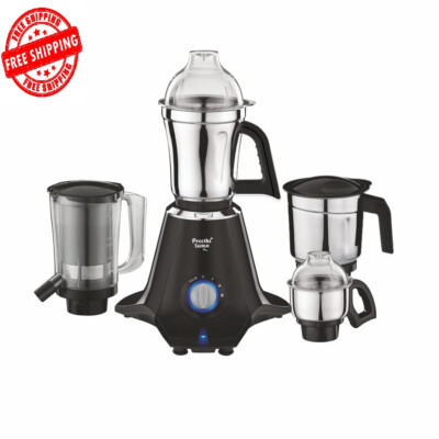 Preethi Taurus Steel 4-Jar Mixer Grinder, 1000-Watt,Black,MG-257 Mixer Grinder