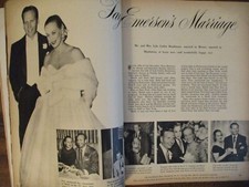 3/1951 TV Mirror Mag(FAYE EMERSON/BURNS AND ALLEN/MOMIKAI/NED WEVER/JERRY LESTER