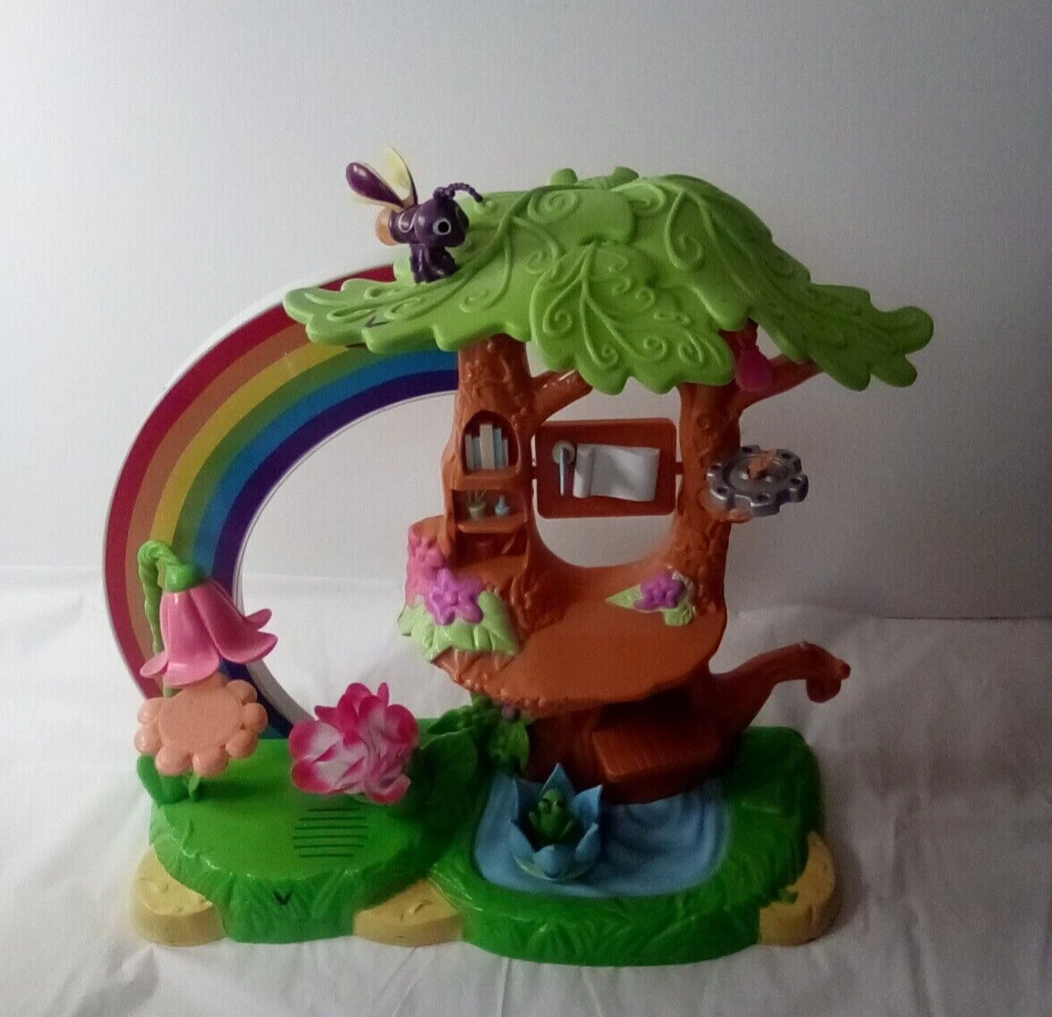 Disney Jakks 2010 Tinkerbell Fairy Playset Toy Treehouse Rainbow