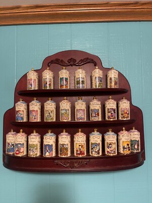 ガラスオーナメント　シガーズボックス lenox walt disney spice jar collection | eBay