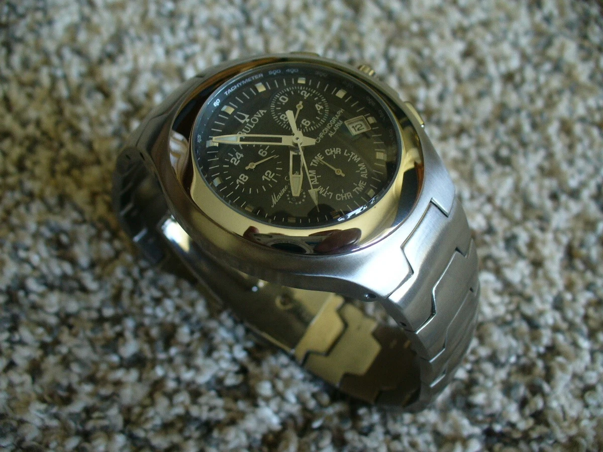 Bulova chronograph hotsell alarm marine star