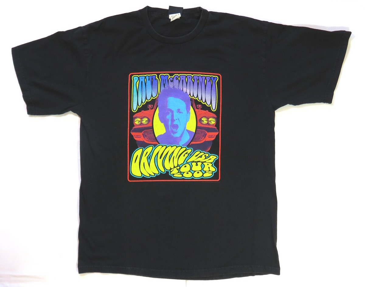 2002 Paul McCartney ツアーTシャツ 短丈BOX 両面プリント 0 Paul 