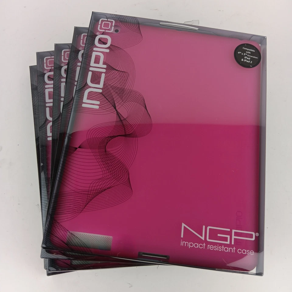 5 Count Incipio NGP Impact Resistant Case For Apple iPad 2 3rd And 4th Gen Pink - Image 2 of 4