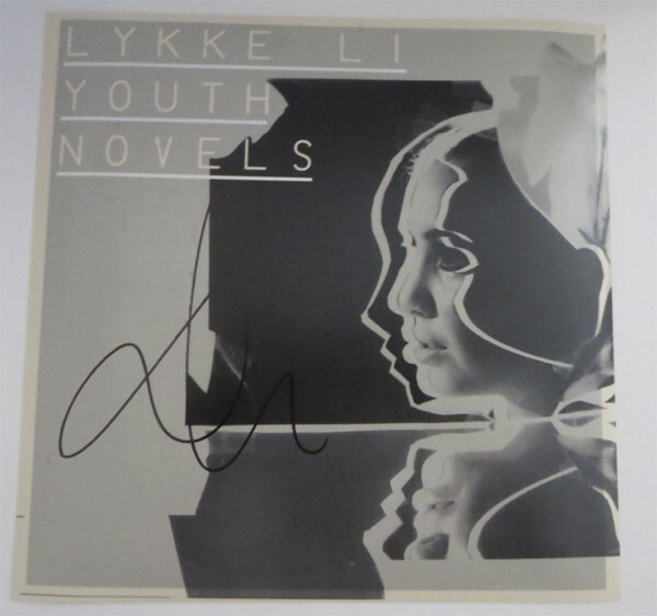 LYKKE LI signed 12X12 photo YOUTH NOVELS | eBay