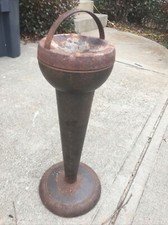Smokador's Vintage Standing Ashtray Partial Cast       22” Tall