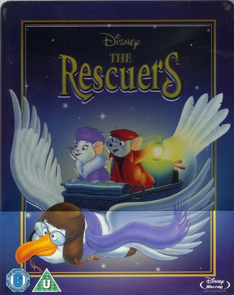 NEW Disneys The Rescuers SteelBook Blu-ray UK Zavvi Exclusive [1977] ShipNextDay - Image 2 of 4