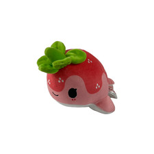 A178 Aurora Tasty Peach Nomwhal Strawberry Narwhal Plush 8" Stuffed Toy Lovey