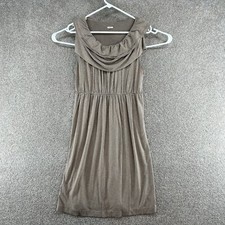 J. Crew Women's Dress Size Medium Gray Sleeveleess Pealted Pullover