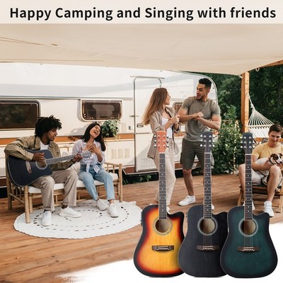 Ktaxon Full-Size Acoustic Electric Guitar with Amp,Portable Bag,Strap, Tuner