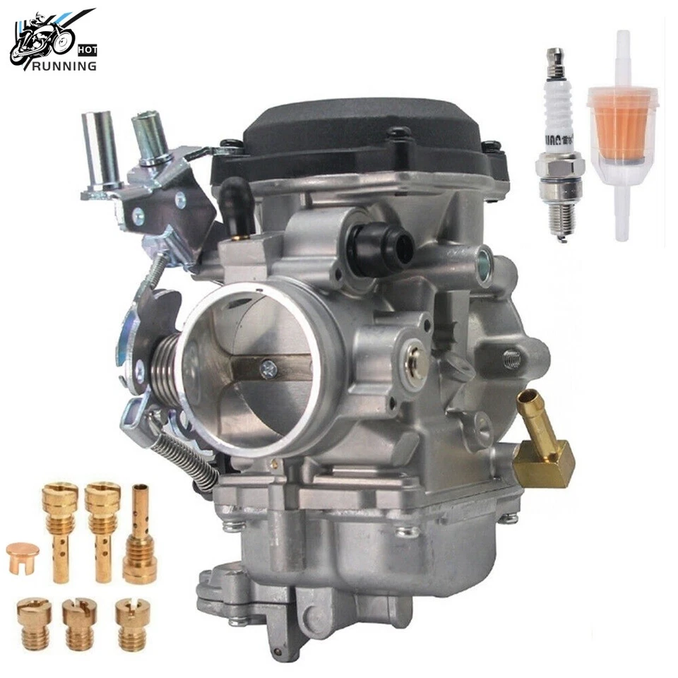 New Carburetor Set For CV40 Harley-Davidson Road King Super Glide Fatboy Touring Foto 2 de 4
