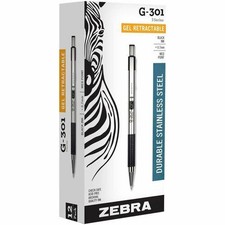 Zebra Pen G-301 Retractable Ballpoint Pen 41310 1 Single Pen only 