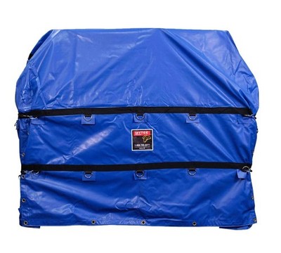 Fitted Coil Tarps BLUE for Steel Coils 7x7x7