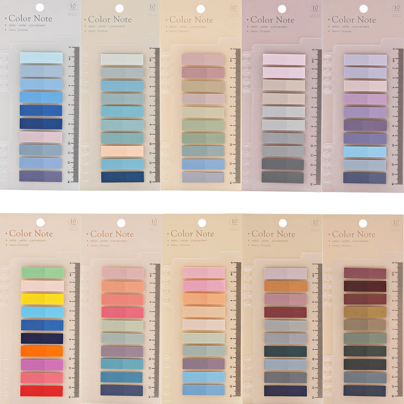 2000Pcs Sticky Tabs for Annotating Books Clear Sticky Notes for Binders Page ...-image