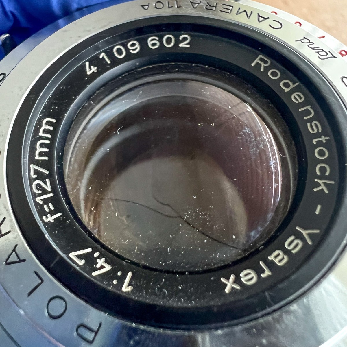 Rodenstock-Ysarex 127mm 4.7 vintage lens Polaroid Prontor-SVS
